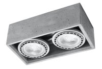 Spot de plafond intérieur béton 27 cm de...