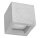 Lampe en béton murale carrée H : 12 cm petite Up Down indirecte