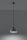 Lampe à suspendre Béton Ø 30 cm Gris E27 Cuisine