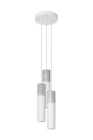 Lampe &agrave; suspendre m&eacute;tal b&eacute;ton GU10...