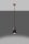Lampe à suspendre Noir Béton Bois Scandinave Ø 12 cm