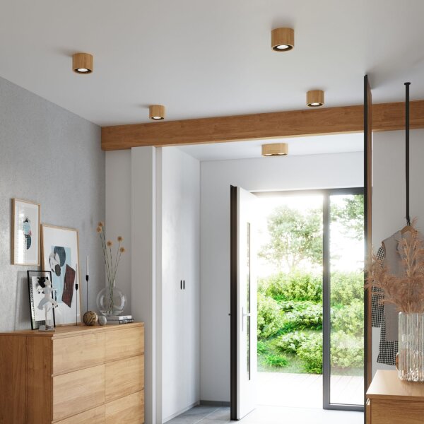 Spot de plafond 2 flammes petit Bois moderne confortable DIWO