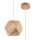 Lampe à suspendre en bois géométrique petit GU10 confortable ALBALI