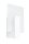 Applique murale verre bois blanc angulaire E14 faible éblouissement intérieur