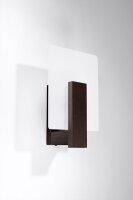 Applique murale verre bois faible éblouissement...