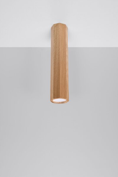 Spot de plafond bois H : 30 cm étroit GU10 faible éblouissement Moderne