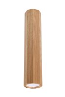 Spot de plafond bois H : 30 cm étroit GU10 faible...