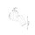 Spot mural bois H : 17,5 cm petit orientable GU10 SAMON
