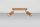 Plafonnier bois allongé 30 cm 2 flammes GU10 Moderne
