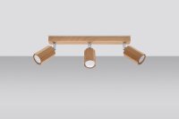 Projecteur de plafond 3 flammes GU10 orientable L : 45 cm...