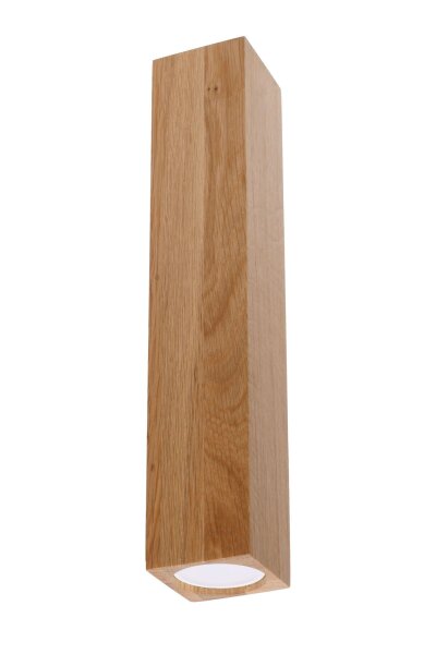 Plafonnier en bois hauteur 30 cm Moderne GU10 BASILEA