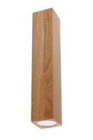 Plafonnier en bois hauteur 30 cm Moderne GU10 BASILEA