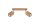 Spot de plafond Moderne Bois 2 flammes 30 cm de long GU10 confortable