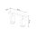 Spot de plafond Moderne Bois 2 flammes 30 cm de long GU10 confortable