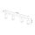 Plafonnier en bois 4 flammes 80 cm de long confortable GU10