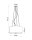 Suspension Tissu Verre Ø 50 cm Noir éblouissant rond