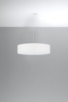 Lampe à suspendre tissu verre Ø 50 cm rond...