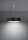 Suspension ronde Ø 50 cm Noir faible éblouissement Tissu Verre