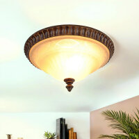 Plafonnier ANABELL 1 Crème Ø33cm Lampe de...