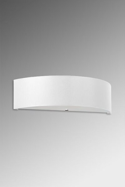 Applique Blanc Tissu Verre 45 cm Up Down Moderne 2x E27
