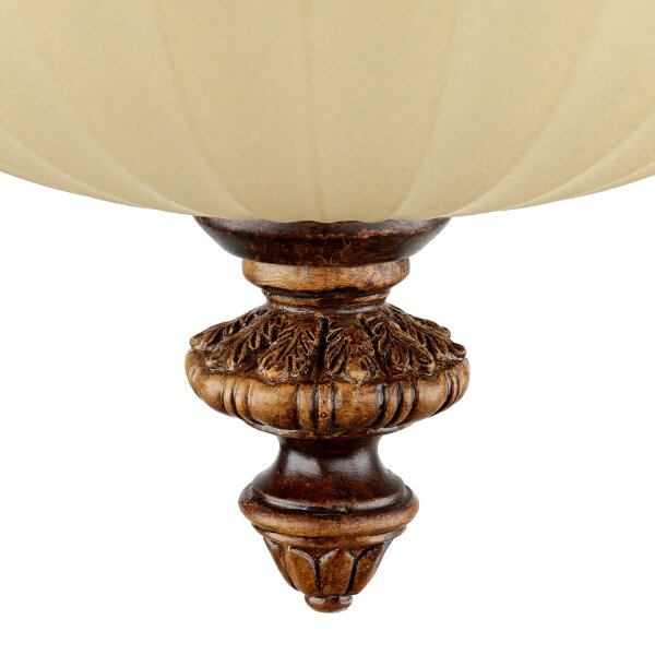 Plafonnier ANABELL 1 Marron Salon Lampe