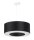 Lampe à suspendre ronde Ø 50 cm Noir Tissu Moderne SANNY