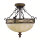 Plafonnier ANABELL 1 Crème Lampe rustique Couloir