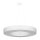 Suspension ronde en tissu Ø 70 cm Blanc faible éblouissement 6x E27