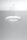 Suspension ronde en tissu Ø 70 cm Blanc faible éblouissement 6x E27