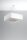 Lampe à suspendre angulaire Blanc Tissu L : 60 cm faible éblouissement 8x E27