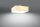 Lampe de plafonnier Blanc carré L : 45 cm Tissu Verre 5x E27