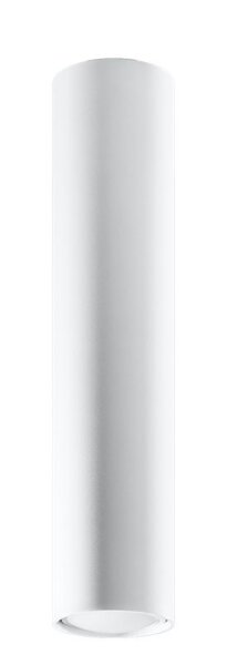 Spot Plafonnier Blanc 40 cm de haut Ø 6 cm Métal Moderne