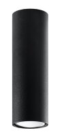 Spot de plafond noir hauteur 20 cm Ø 6 cm...