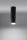 Spot de plafond noir hauteur 20 cm Ø 6 cm étroit GU10 métal