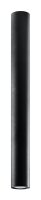 Plafonnier noir hauteur 60 cm Ø 6 cm cylindre GU10