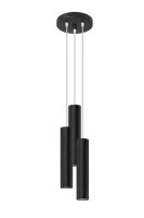 Lampe à suspendre noire 3 flammes Ø 20 cm...