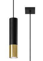Lampe &agrave; suspendre noir or &Oslash; 6 cm...