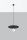 Lampe à suspendre ronde Noir Métal Ø 40 cm Moderne E27