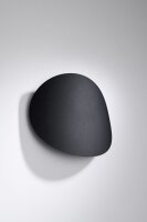 Applique murale noire Moderne Métal 2x G9 indirect