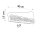 Applique indirecte Blanc Moderne 2x G9 THURO