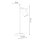 Lampe de bureau métal hauteur 43 cm orientable blanc