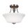 Plafonnier FLUIDA Nickel &Oslash;35cm Lampe anti-&eacute;blouissement