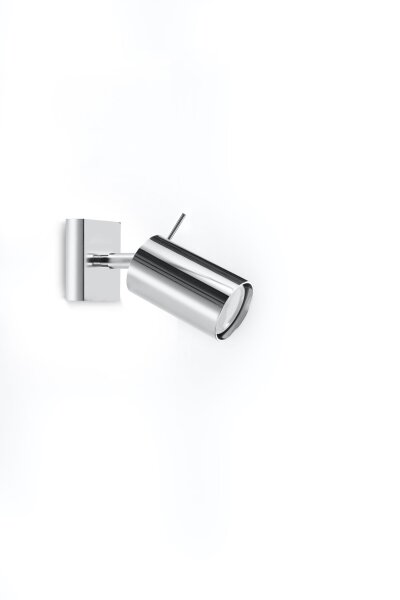 Spot lampe métal ajustable L : 8 cm chrome GU10