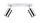 Spot de plafond 2 flammes GU10 30 cm allongé chrome