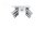 Spot de plafond métal 4 flammes chrome L : 25 cm GU10