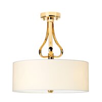 Luminaire LED pour salle de bain IP44 rond en or...