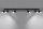 Spot de plafond noir chromé 117 cm de long orientable