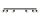 Projecteur de plafond métal noir or 117 cm de long HAMIDE