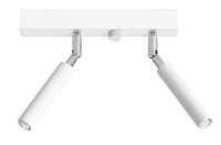 Projecteur de plafond SARGAS blanc 25 cm de large petit 2...