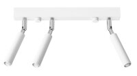 Spot de plafond métal 35 cm blanc orientable 3...